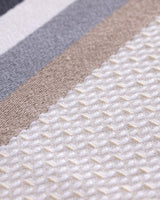 Corinne Gray Beige Placemat Set of 2 - Modern Dining Table Mats - TryAladdin