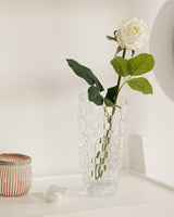Premium White Fabric Single Stem Artificial Flower Wholesale