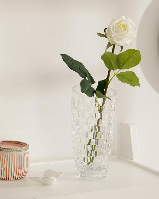 Premium White Fabric Single Stem Artificial Flower Wholesale