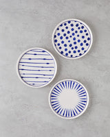 Professional Cosmos Navy Blue Ceramic Breakfast Set   14 Piece Dinnerware