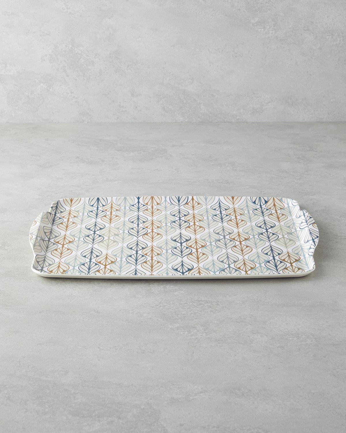 Professional-Grade-Melamine-Non-Slip-Serving-Tray-Set-Blue
