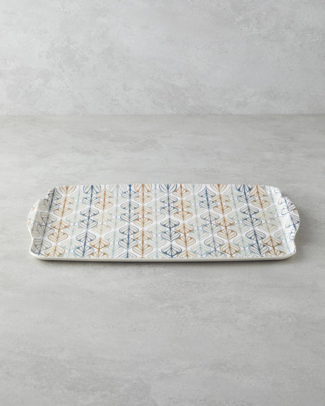 Professional-Grade-Melamine-Non-Slip-Serving-Tray-Set-Blue
