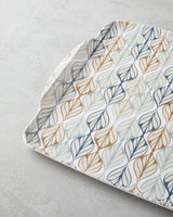 Professional-Grade-Melamine-Non-Slip-Serving-Tray-Set-Blue
