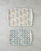 Professional-Grade-Melamine-Non-Slip-Serving-Tray-Set-Blue