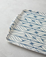 Professional-Grade-Melamine-Non-Slip-Serving-Tray-Set-Blue