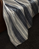 Cozy TV Throw Blanket for Sofa & Couch - Soft Reversible Grey Indigo - TryAladdin