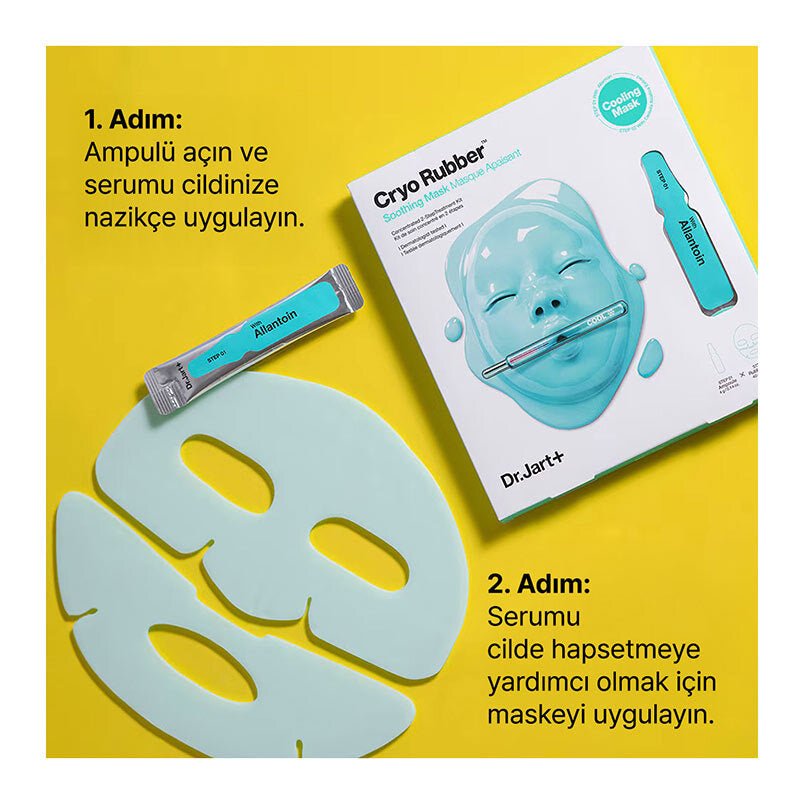 Cryo Rubber Face Mask - Cooling, Soothing & Hydrating with Allantoin & Centella Asiatica - TryAladdin