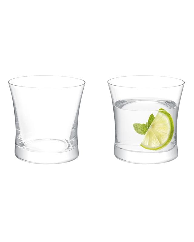 Crystal 4 - Piece Water Glass Set - Grace Collection Elegance - TryAladdin