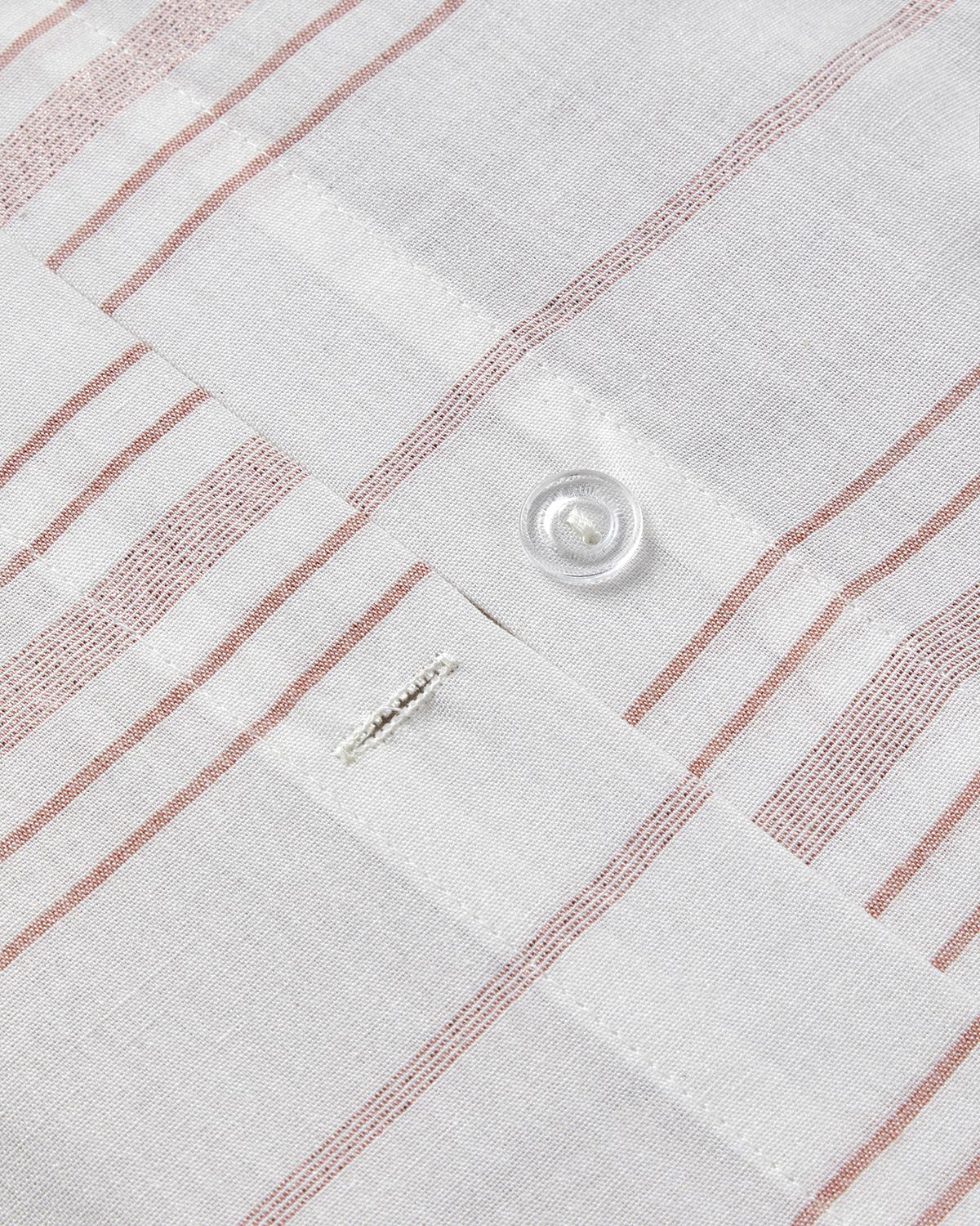 Completo copripiumino singolo tinto nel filo di alta qualità — Collezione biancheria da letto rosa