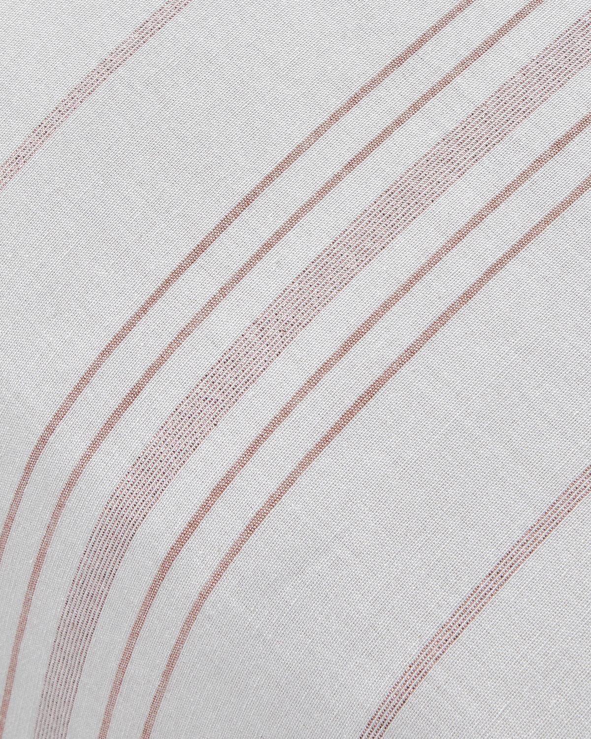 Completo copripiumino singolo tinto nel filo di alta qualità — Collezione biancheria da letto rosa