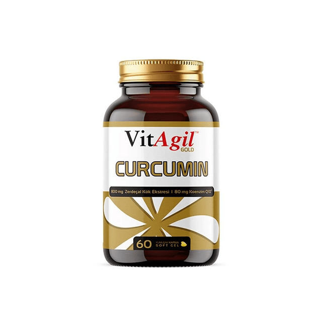 Curcumin & CoQ10 Supplement - Antioxidant Soft Capsules - TryAladdin