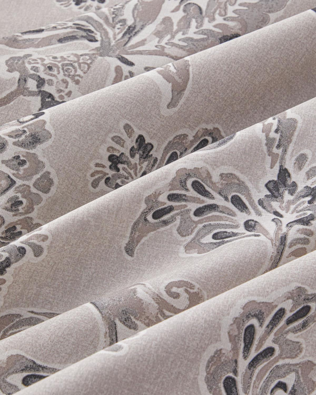Ensemble housse de couette en coton de qualité professionnelle pour lit simple avec drap-housse beige
