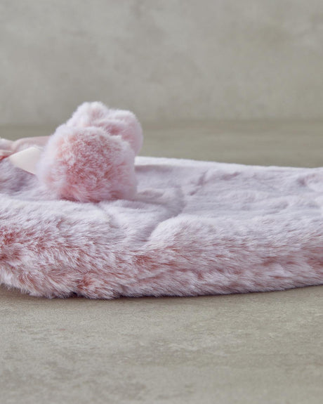 Plush-Textured-Pink-Hot-Water-Bottle-Comfort-Accessory