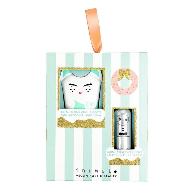 Cute Bow Lip Balm and Hand Cream Gift Set - TryAladdin