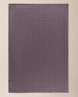 Dark Plum Bubble Textured Area Rug - Soft & Modern Floor Carpet