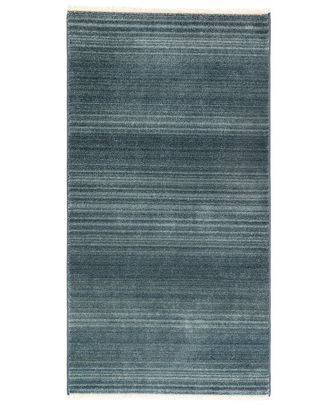 Alvia Oriental Dark Blue Area Rug