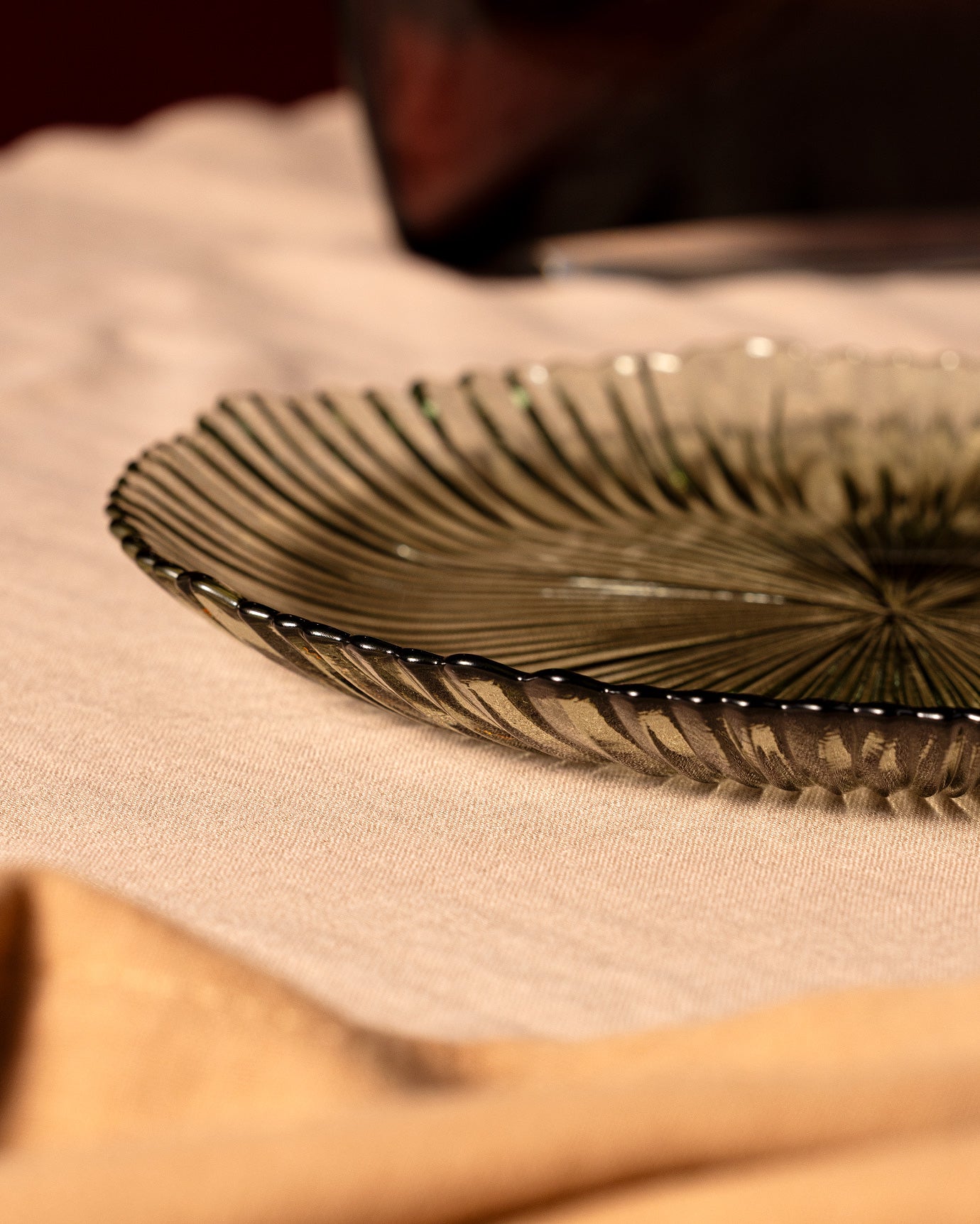 Assiette en Verre Colorée - Collection Soleil