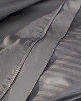 Adrien King Size 100% Cotton Striped Duvet Cover Set