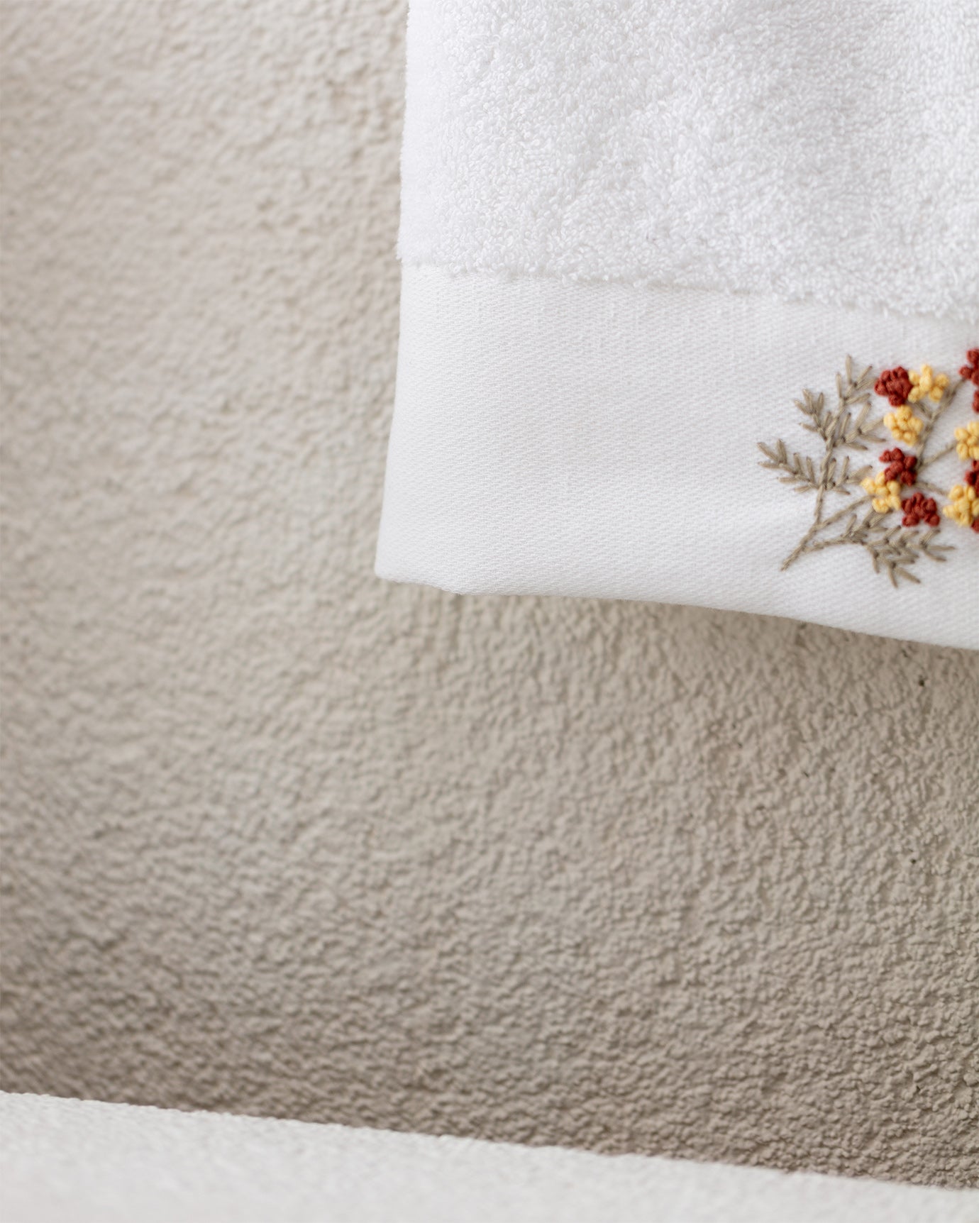 100% Cotton Face Towel - Felicity Embroidered Design