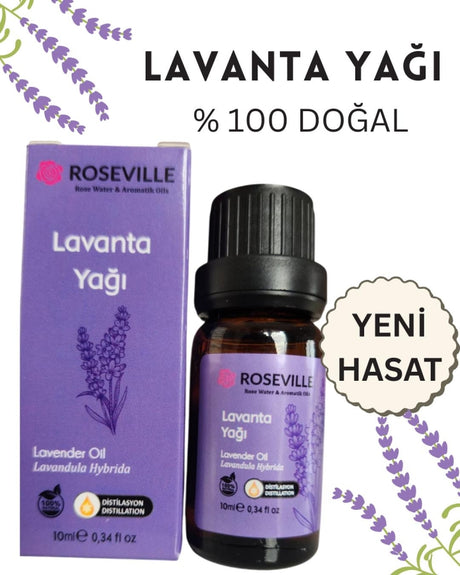 Pure Natural Lavender Essential Oil for Aromatherapy - 10ml
