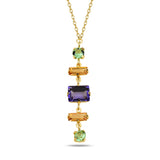 Vibrant Multi-colored Necklace - Alto Collection Modern Design