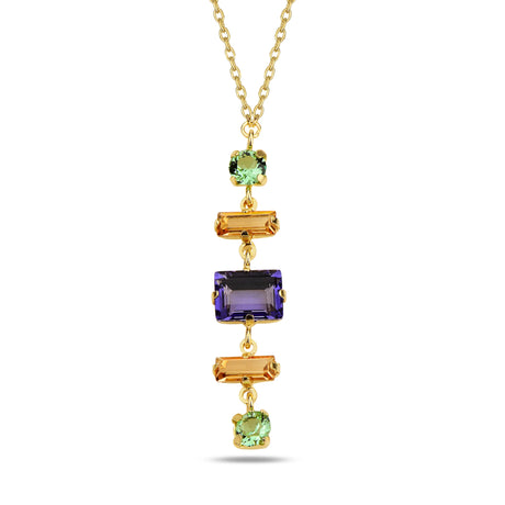 Vibrant Multi-colored Necklace - Alto Collection Modern Design