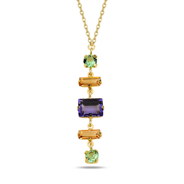 Vibrant Multi-colored Necklace - Alto Collection Modern Design