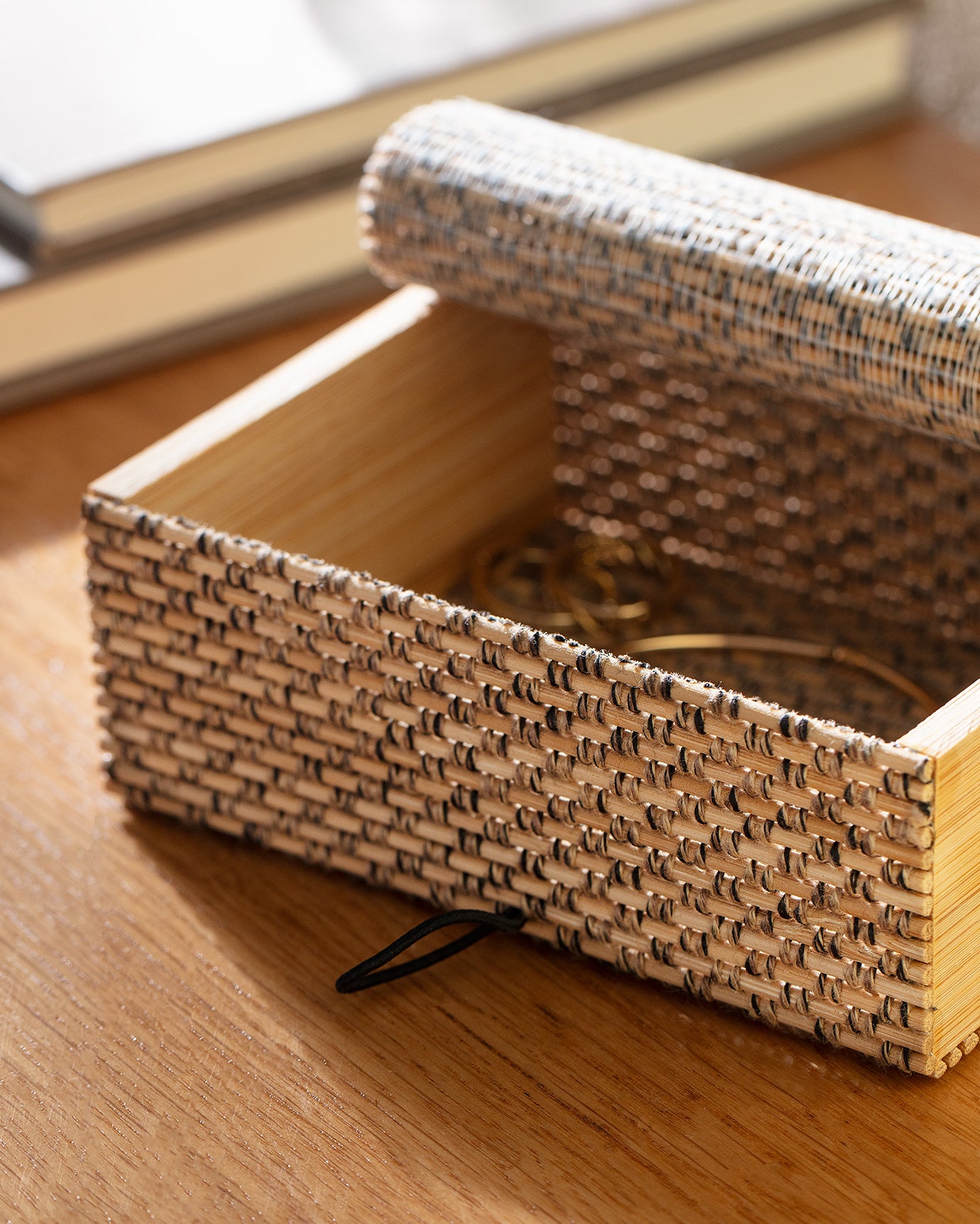 Sustainable Bamboo Storage Box - Rustic Kitchen & Home Decor