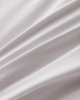 100% Cotton Queen Size Duvet Cover Set - Soft White & Stone Bedding
