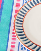 New Bone 2-Person Dinner Set - Vibrant Formulaire Pattern