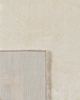 Polyester & Polypropylene Area Rug - Cream Fanette Design