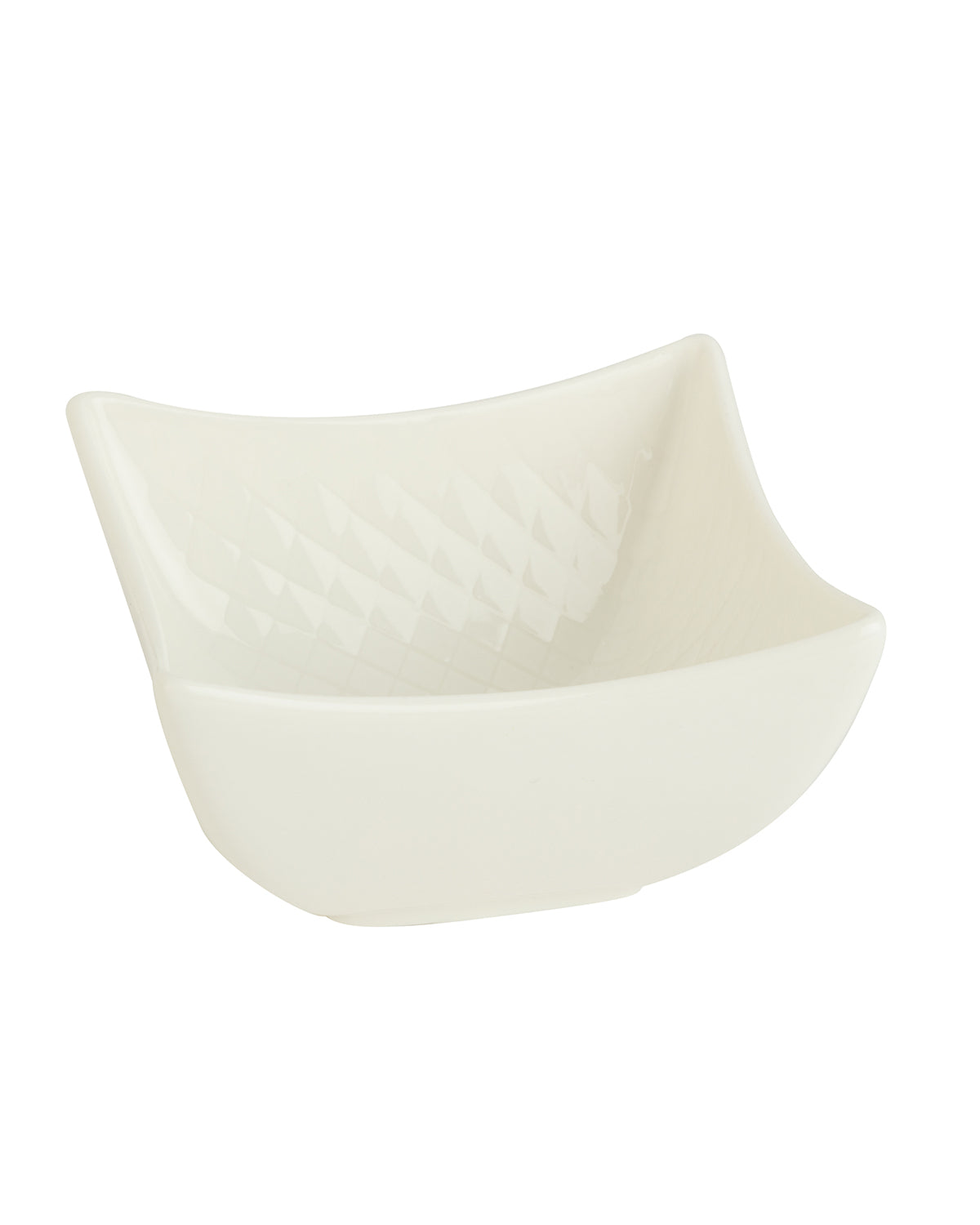 New Bone China Square Candy Bowl - Modern Minimalist