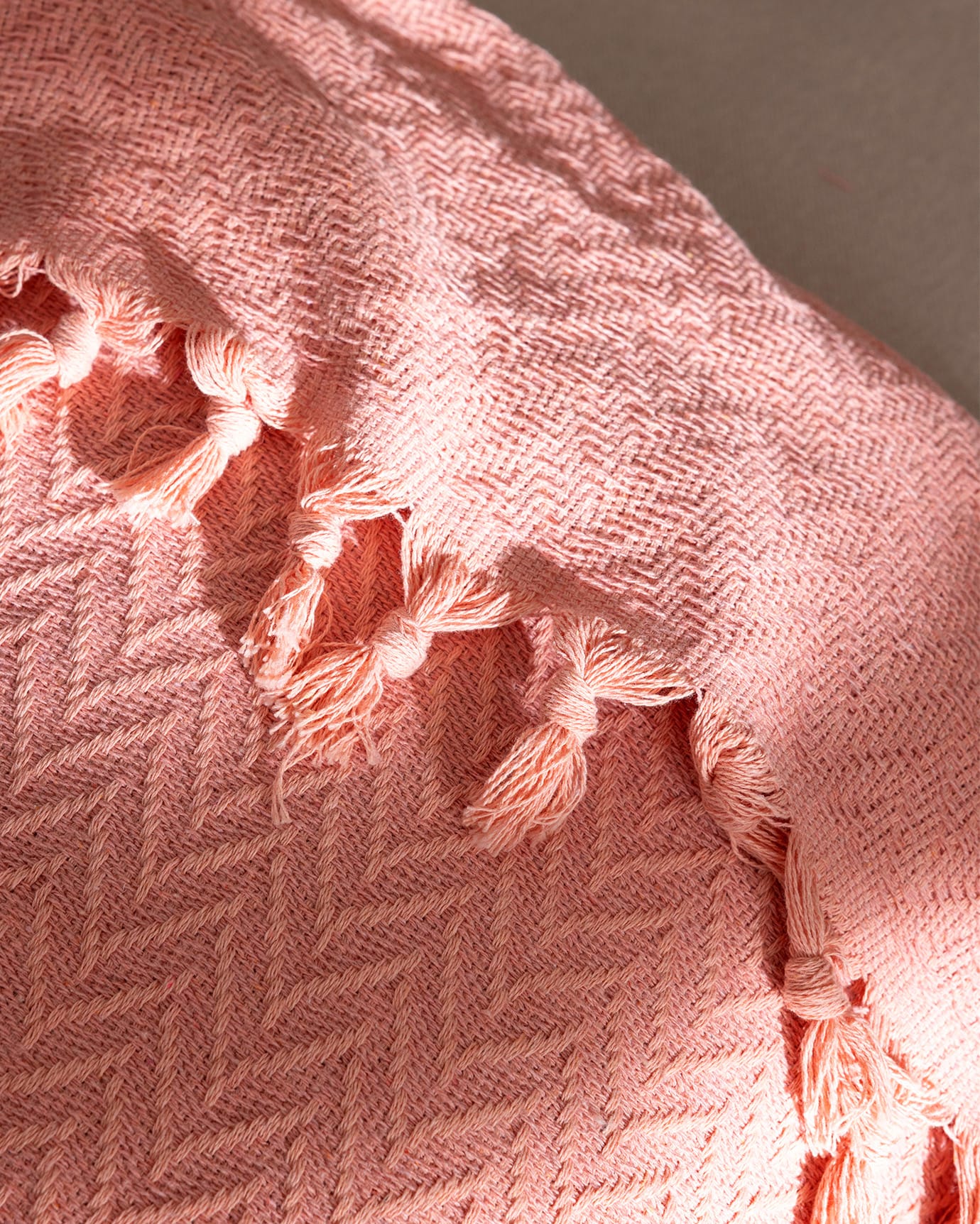 Elegant Powder Pink Twin Bedspread