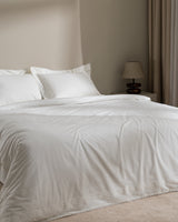 Kaviera Embroidered 100% Cotton Double Size Duvet Cover Bedding Set