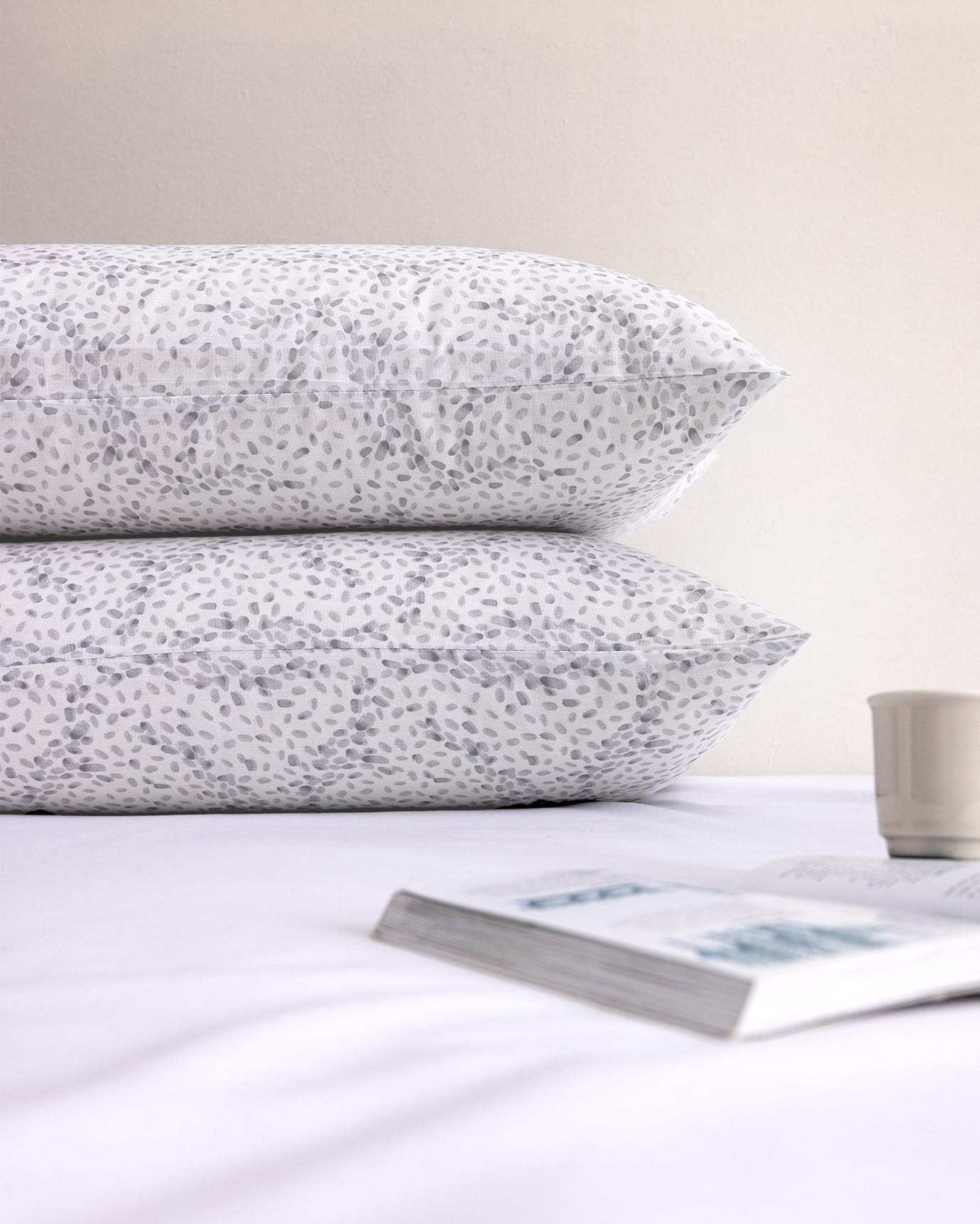 100% Cotton Ranforce Pillowcase Set - 2 Pack | Soft, Breathable Bedding