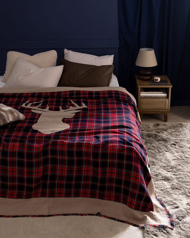 100% Cotton King Size Bedspread - Valensole Collection