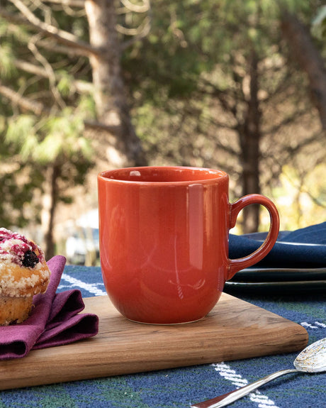 High-Quality Ceramic Mug - Modern Organic Style