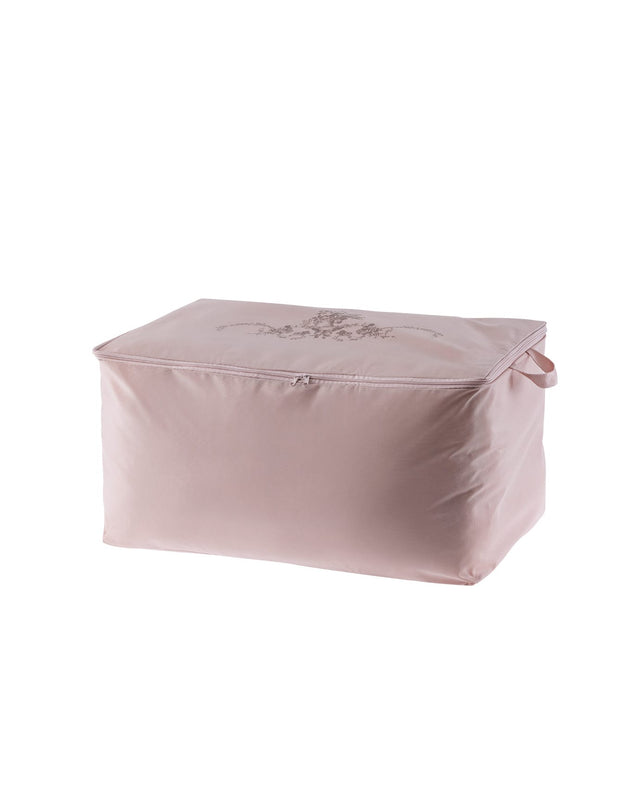 Floral Polypropylene Storage Organizer - Powder Pink