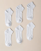 Beau Men's 6-Pack No-Show Footie Socks