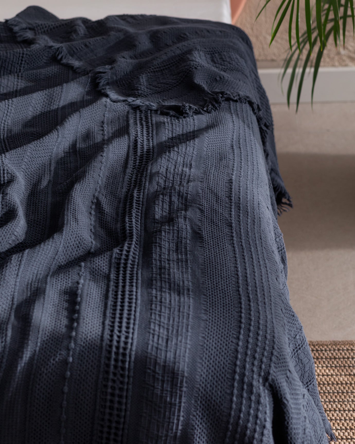 100% Cotton King Size Bedspread - Elegant Lucille Design