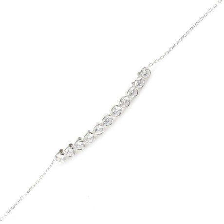 Premium 925 Sterling Silver Zircon 11 Row Tennis Bracelet