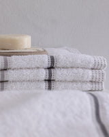 Absorbent Cotton Hand Towel Set (4-Pack) - Bourrache Weave