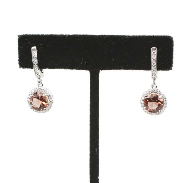 925 Sterling Silver Zultanite & Zircon Color-Changing Drop Earrings