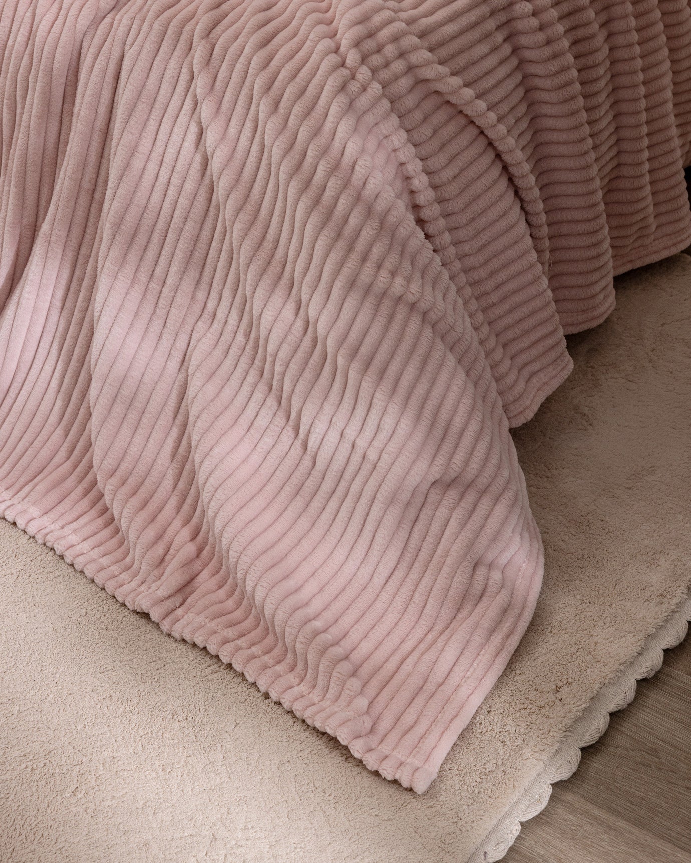 Welsoft Polyester Double Blanket - Plain Design