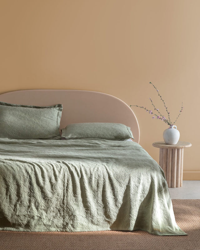 Soft Cotton Double Bedspread - Chantal Collection