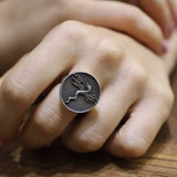 925 Sterling Silver Dragon Ring - Mythical Unisex Design
