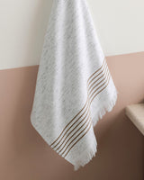 Cotton Blend Face Towel - Soft & Absorbent White/Beige