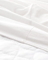 Twin Fitted Sheet, 100% Combed Cotton Jersey, Ultra Soft & Breathable