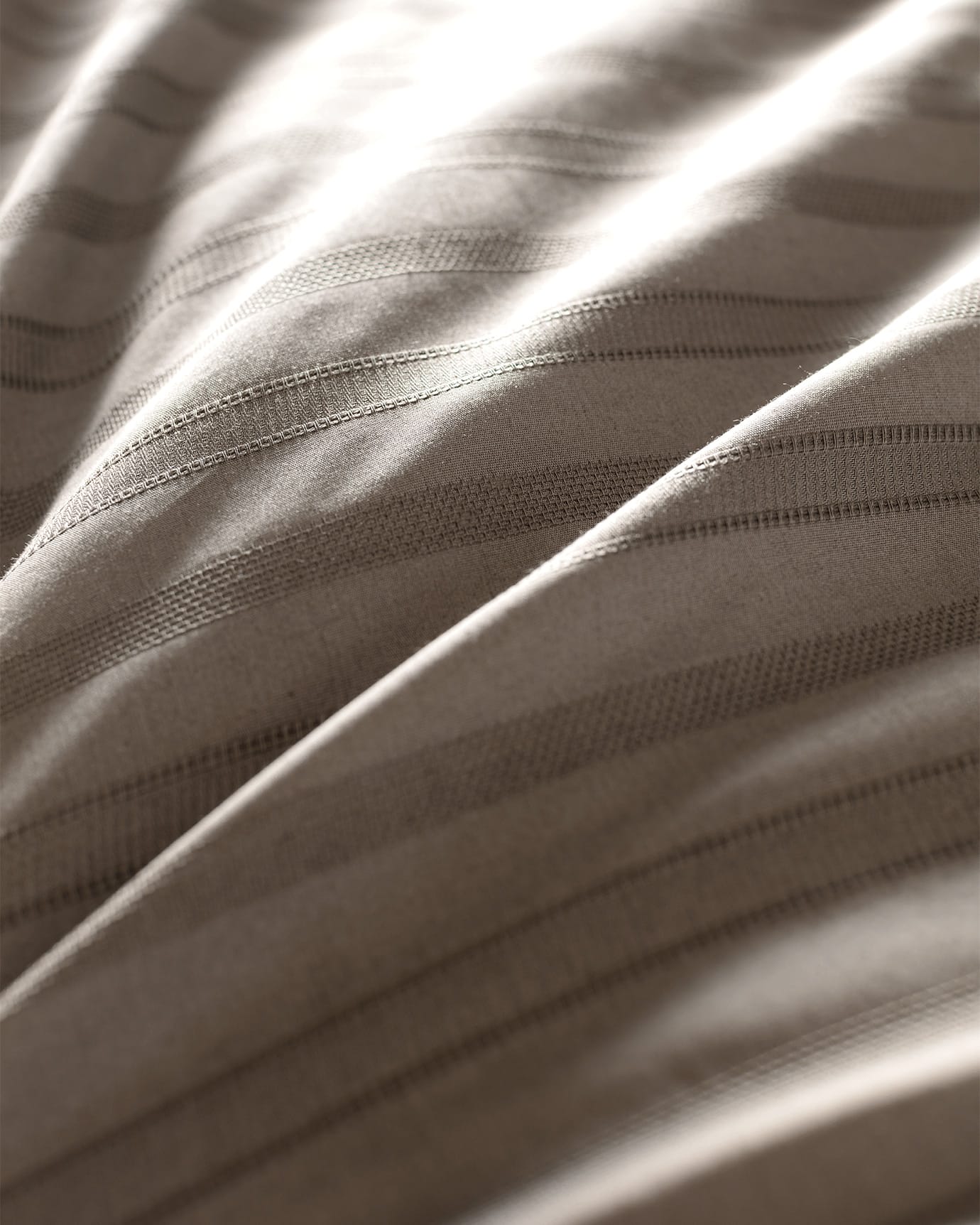 King Size 100% Cotton Dobby Weave Bedding Set, Taupe
