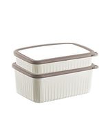 3-Piece Rectangular Food Storage Container Set